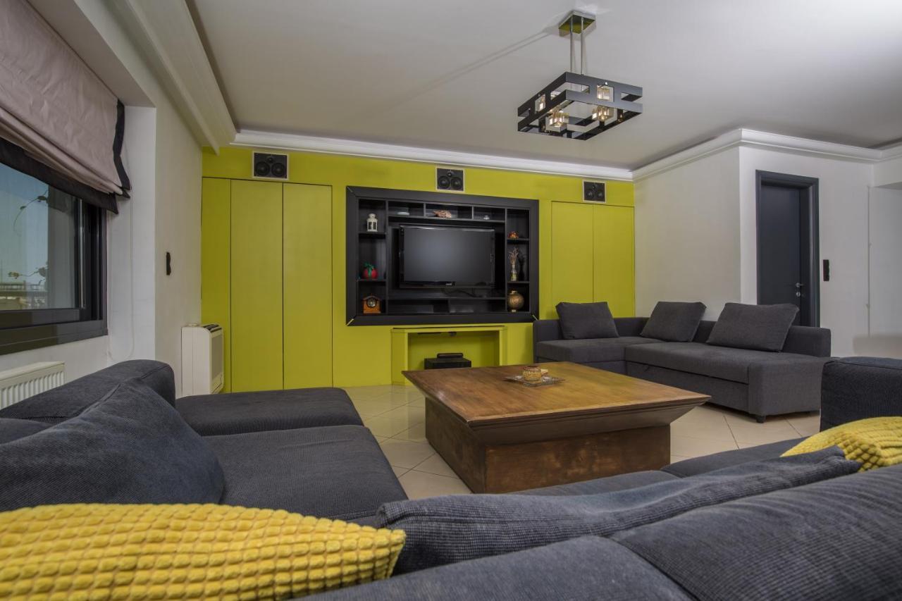 Spacious Modern Apartments With Great Rooftop View Atény Exteriér fotografie