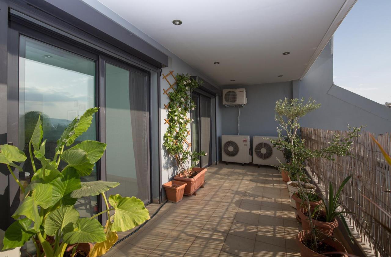 Spacious Modern Apartments With Great Rooftop View Atény Exteriér fotografie